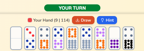How MexiTrain hands where designed to look to match the idea of Mexican Train as much as possible.